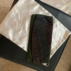 Giuseppe zanotti clutch with Swarovski